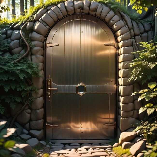 Bezpieczne i trwałe drzwi do szklarni foliowej