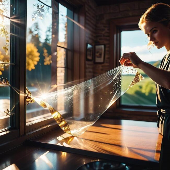 Jak pozbyć się kleju po zdjęciu folii z szyby