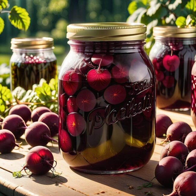 Kiszone buraki na grillu