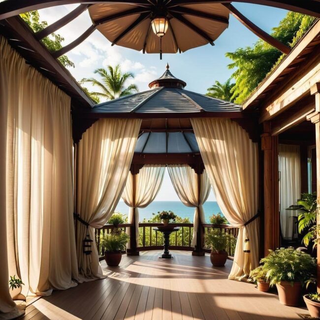 Które haki do zasłon wybrać do altany