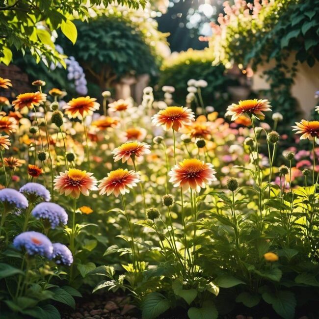 Kwiaty ogrodowe dla obszaru o dużej ekspozycji słonecznej