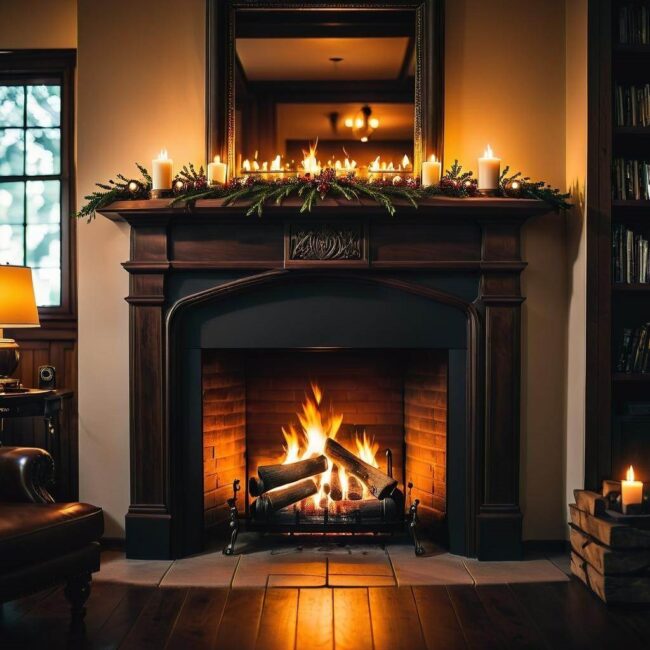 Obrazy nad kominkiem