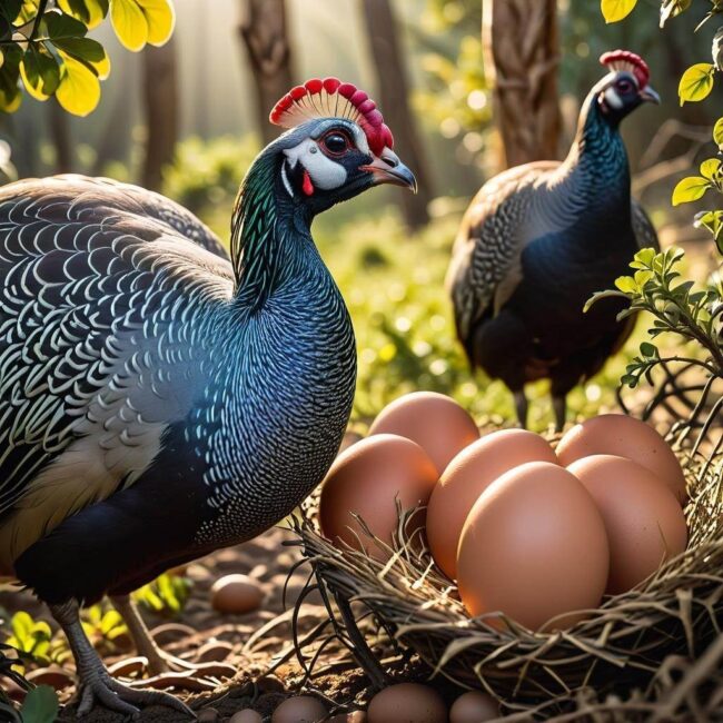 Sezonowe zmiany w znoszeniu jajek przez perliczki