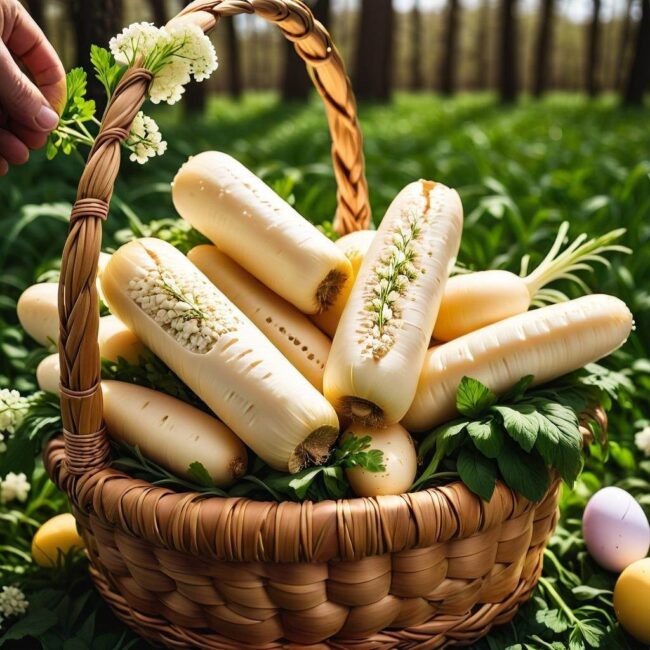 Wielkanocny koszyczek z chrzanem – co o nim warto wiedzieć