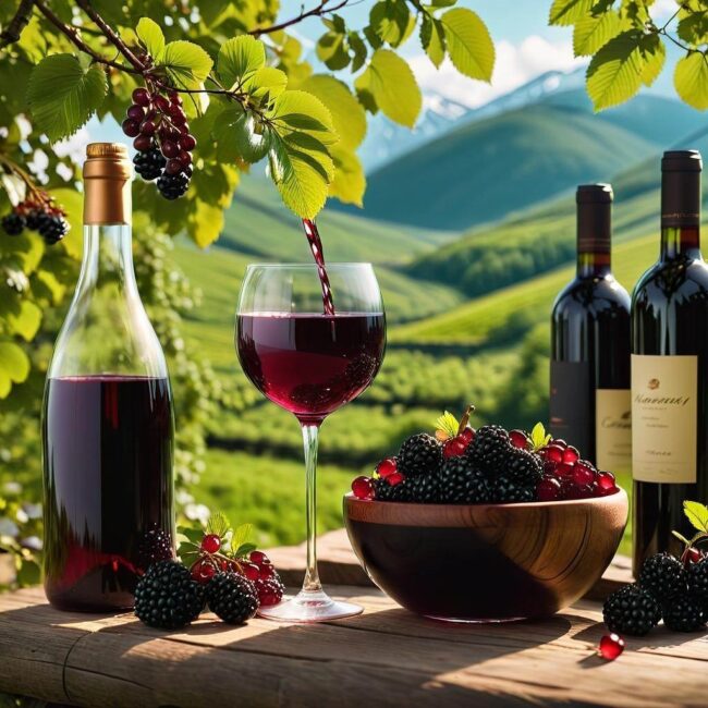 Wino aroniowe na prezenty